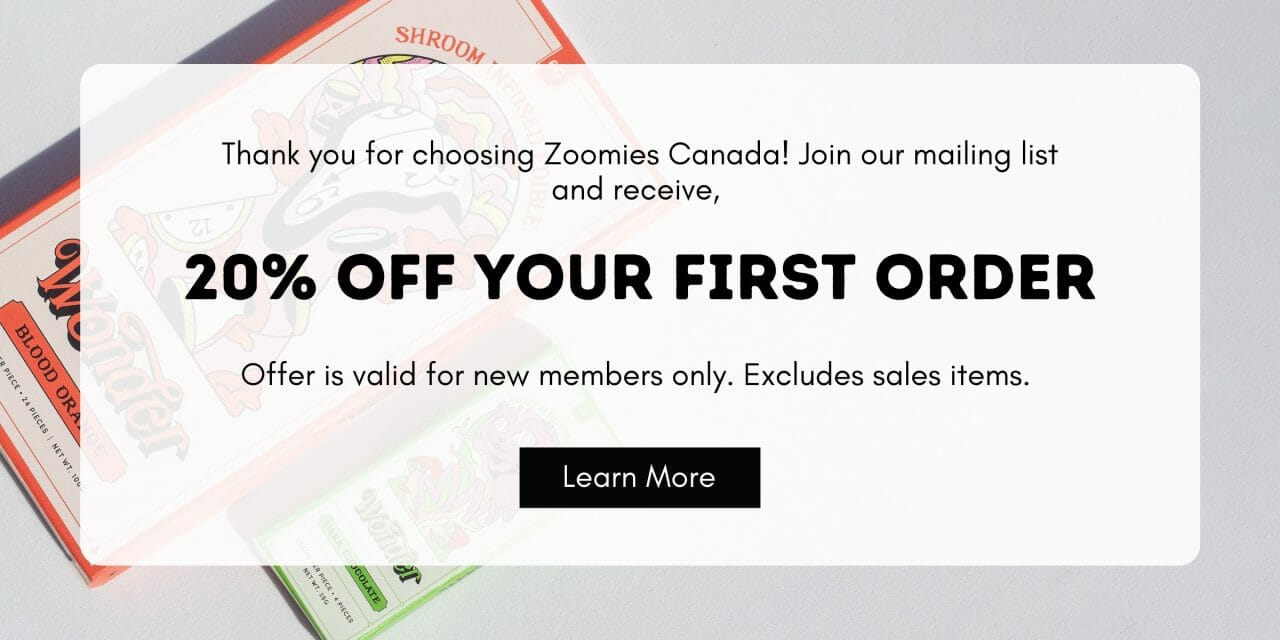 20% OFF FIRST ORDER | Strongest Shroom Strain Canada