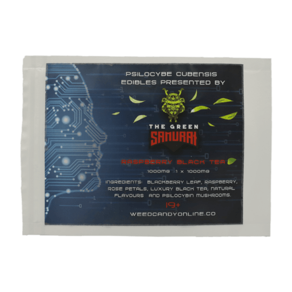 The Green Samurai - Raspberry Black Tea - 1000mg | Strongest Shroom Strain Canada
