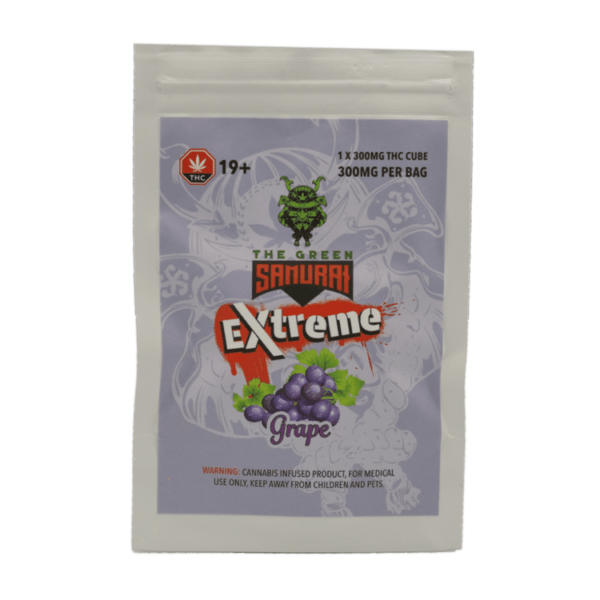 Green Samurai Extreme - Grape Gummy 300mg THC | Strongest Shroom Strain Canada