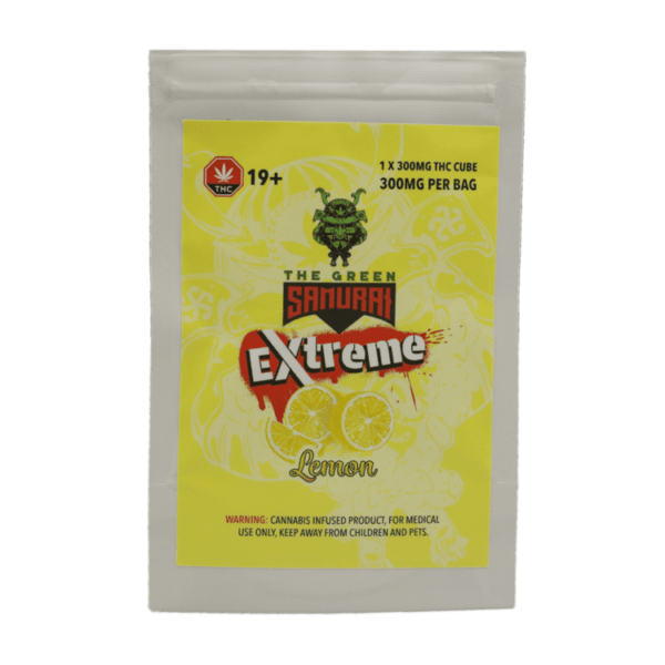 Green Samurai Extreme - Lemon Gummy 300mg THC | Strongest Shroom Strain Canada