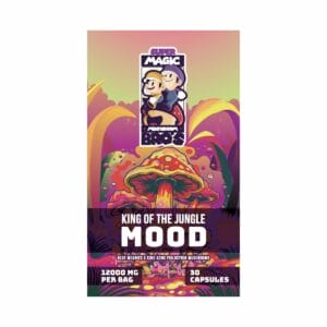Super Magic Mushroom Bro’s - King of the Jungle MOOD - 400MG Capsules | Strongest Shroom Strain Canada
